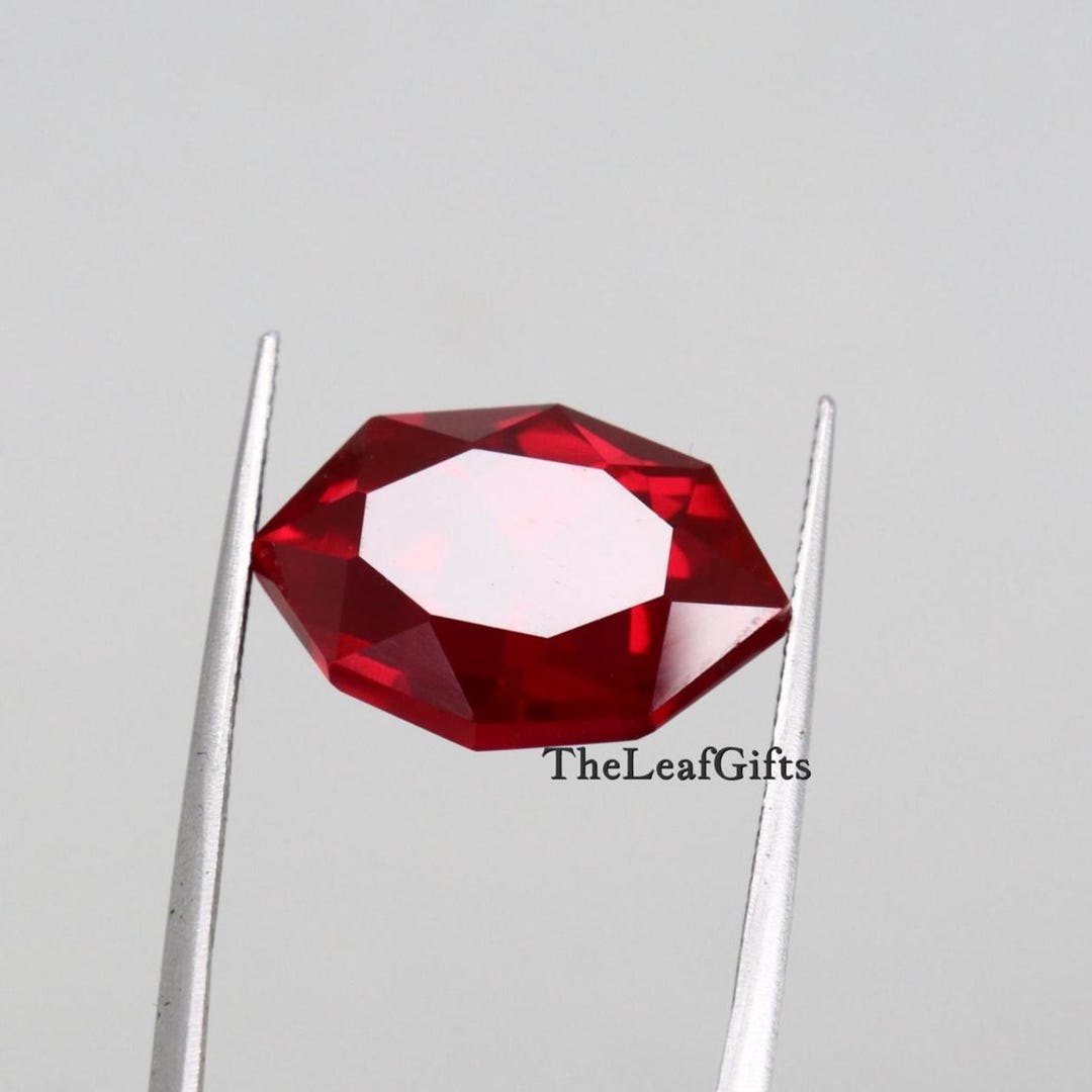 A Bleeding Ruby 15.50 Ct AAA Natural Blood Red Ruby | Fancy Cut Certified Loose ...