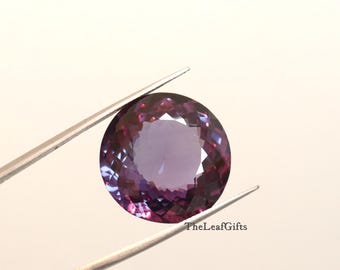 Alexandrite Naturelle AAA 11x11 Mm, Couleur Changeante, Ronde, Loupe Propre - Neuf Sans Emballage