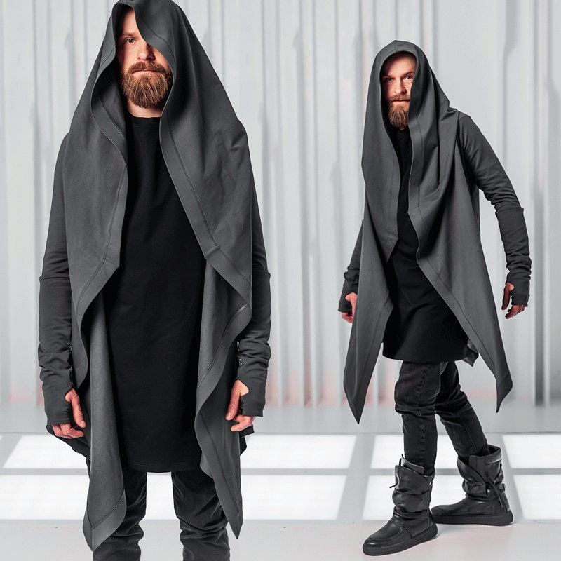 Hooded Cloak Hibernus - Wool Grey