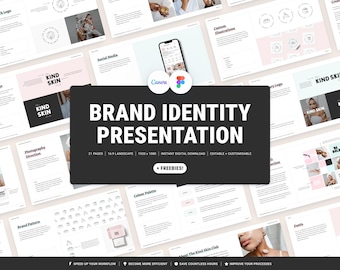Brand Identity Presentation | Canva and Figma Template | Instant Digital Download
