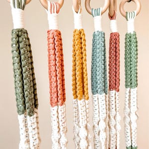 Twisted Colorful Plant Hanger Macrame, Boho Decor, Christmas plant gift
