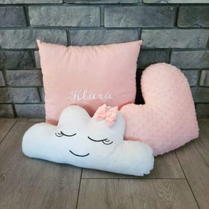 Custom baby Pillow, Kids Pillow with name, Custom Baby Gift, newborn room