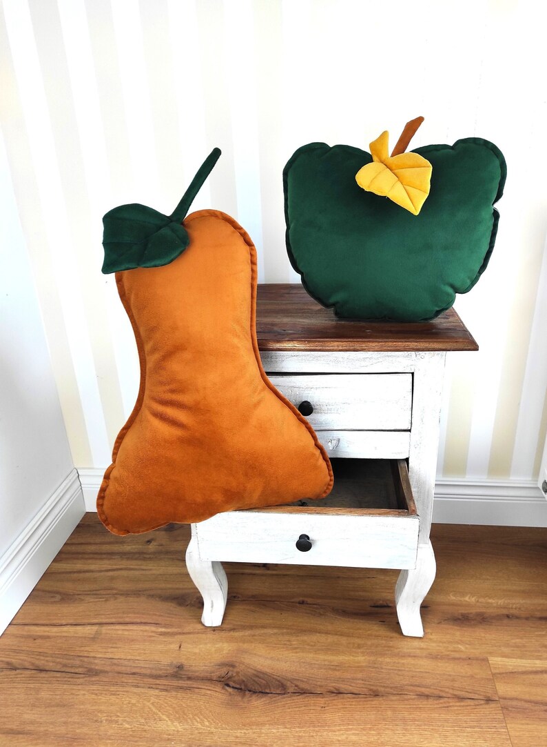 Pear-shaped Pillow , Pear Cushion, Pear Pillow, Decorative Cushion ...