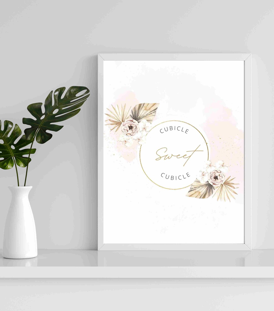 Printable Cubicle Decor for Office Sign Quote Poster Workplace Cubicle ...