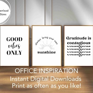 Digital Poster Set for Team Office Decor Quotes Mindset Wall Art Work Quotes Mindset Workplace Quote Bundle Staff Room Sign Gallery Employee