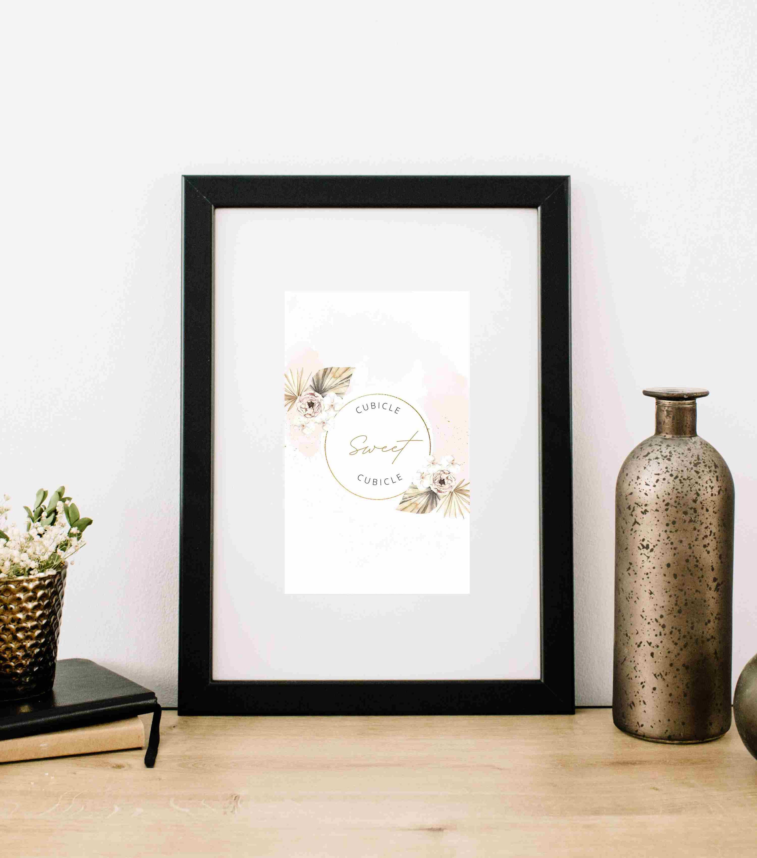 Printable Cubicle Decor for Office Sign Quote Poster Workplace Cubicle ...