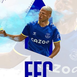 Everton graphic illustration logo prints - Richarleson