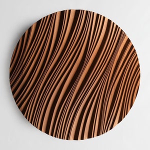 Wood Wall Panel - Carved Iroko Wooden Wall Art with 3D Paneling, Decorative Wall Panels for Geometry Art and Wood Accent Walls