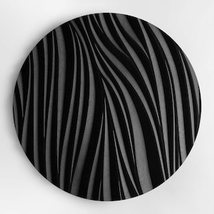 Wall Panel Decor - Black Wooden Panels with 3D Paneling, Modern Accent Wall Paneling for Big Wall Decor and Gallery Wall Frame Sets