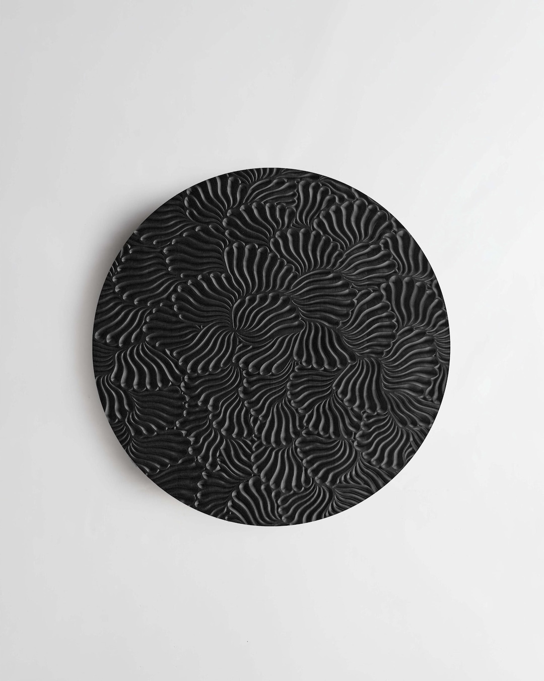 Acoustic Wall Panels 3D Paneling, Wood Accent Wall, Round Carved Wood