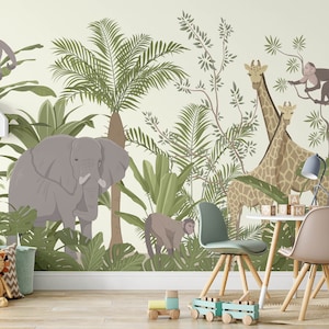 SAMPLES Magnetic Jungle Wallpaper Mural 