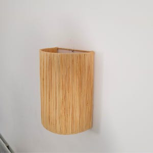 Moroccan raffia wall light, raffia lampshade, raffia lamp, Raffia scones wall light, moroccan lamp, rattan light, suspension, lighting