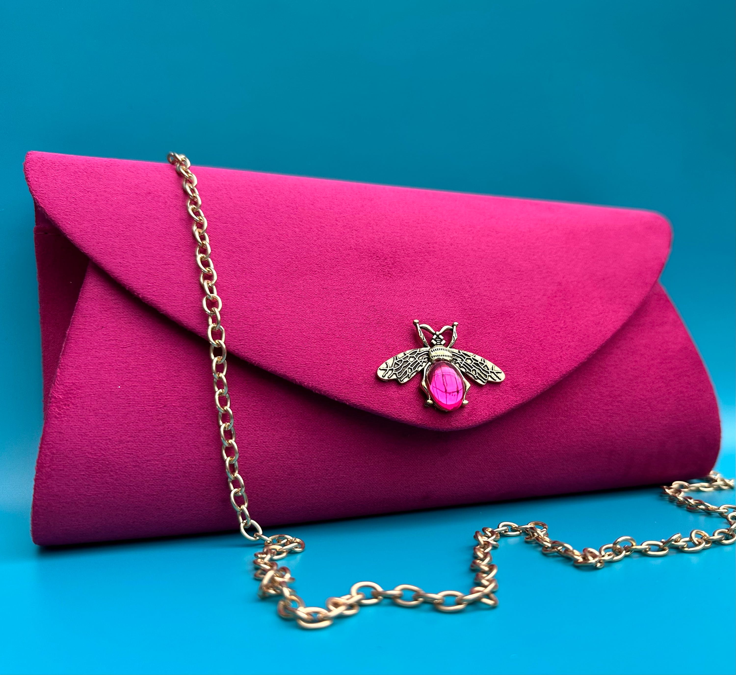 Pink clutch hotsell