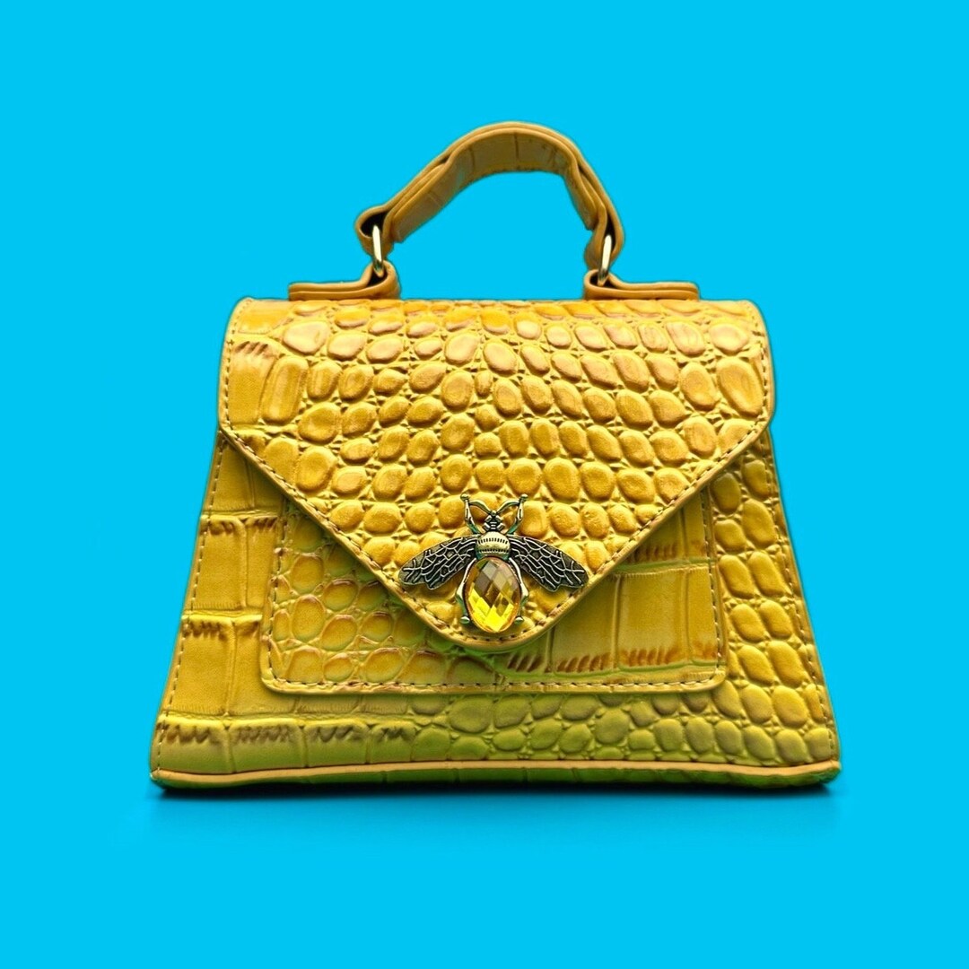 Yellow Clutch Bags. Handbags for Women. Yellow Crossbody Bag. Etsy