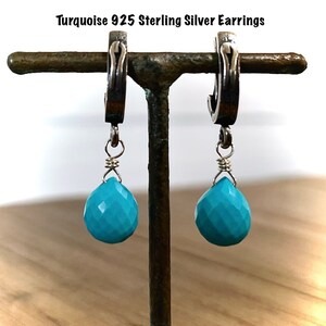Turquoise Sterling Silver Earrings
