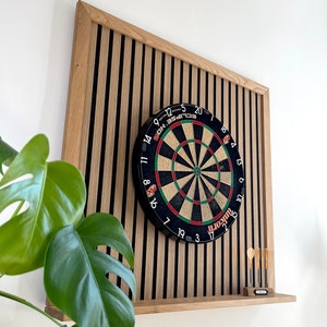 Dartwand aus Holz - Surround für Dartscheibe - Dart Premium Wandschutz
