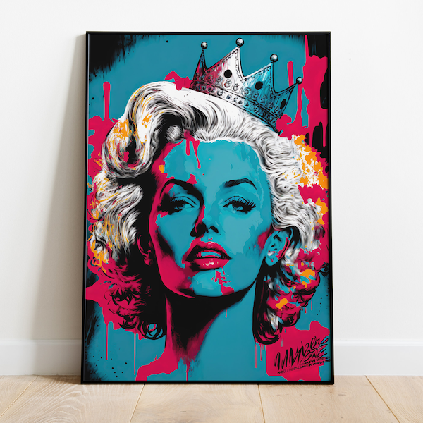 Marilyn Monroe Poster for Marilyn Monroe Fans Marilyn Monroe merch for Monroe fan gift for Marilyn Monroe fan Marilyn Monroe Graffiti