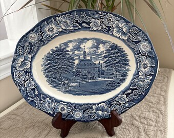 Staffordshire Liberty Blue 12" Platter