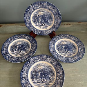 Staffordshire Plate - Etsy