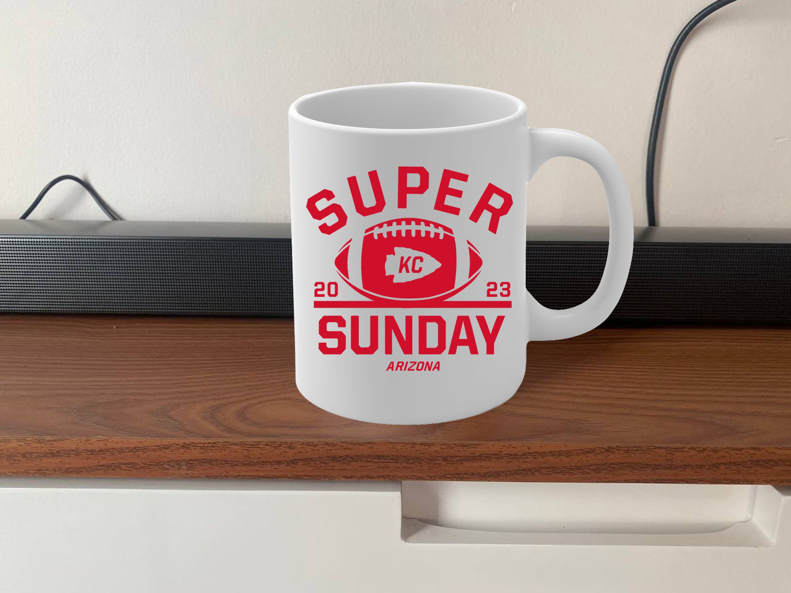Discover Super Sunday Know Your Role Red Kingdom Kelce Bowl Ceramic Coffee Mug