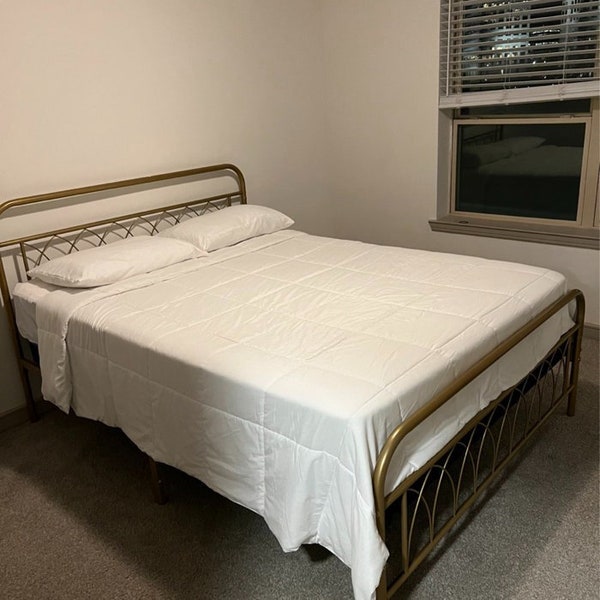 Antique Metal King Bed Frame Etsy