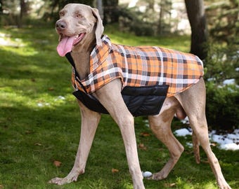 Reversible Dog Fleece Jacket: Waterproof Autumn Winter Pup Coat