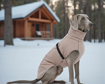 Cosy Dog Jacket: For Medium & Large Dogs, Adjustable Soft Pet Coat