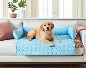 Housse de canapé confortable pour animaux de compagnie : Lit respirant antidérapant pour chiens et chats