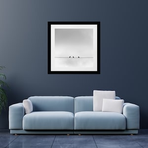 Downloable Photo , minimalist wall art , black and white prints ,wall decor , prints , vintage, animals, art prints, minimalist, bird zdjęcie 4