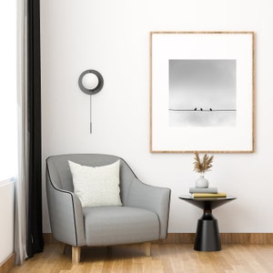 Downloable Photo , minimalist wall art , black and white prints ,wall decor , prints , vintage, animals, art prints, minimalist, bird zdjęcie 7