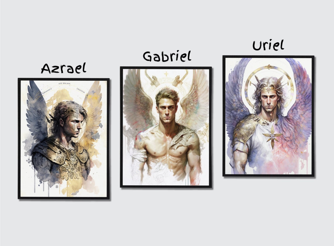 9 Archangel Gallery Wall Print Custom Set Watercolor Eclectic ...