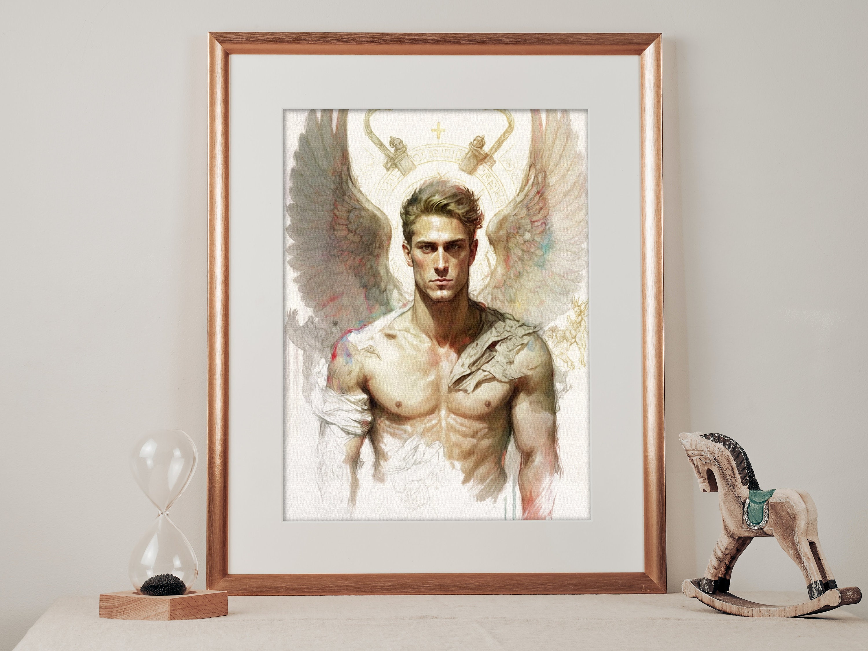 157495 Archangel Gabriel Wall Print Poster