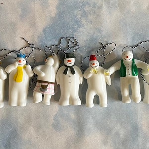 Der Schneemann Satz von 13 Party-Schneemänner Christbaumschmuck new uk