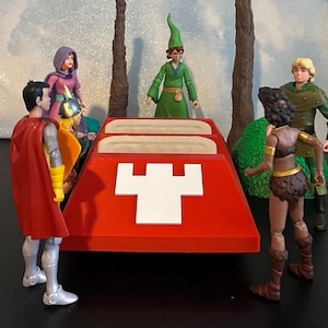 Achterbahn Auto - Dungeons and Dragons Cartoon Achterbahn Auto aktualisierte Version