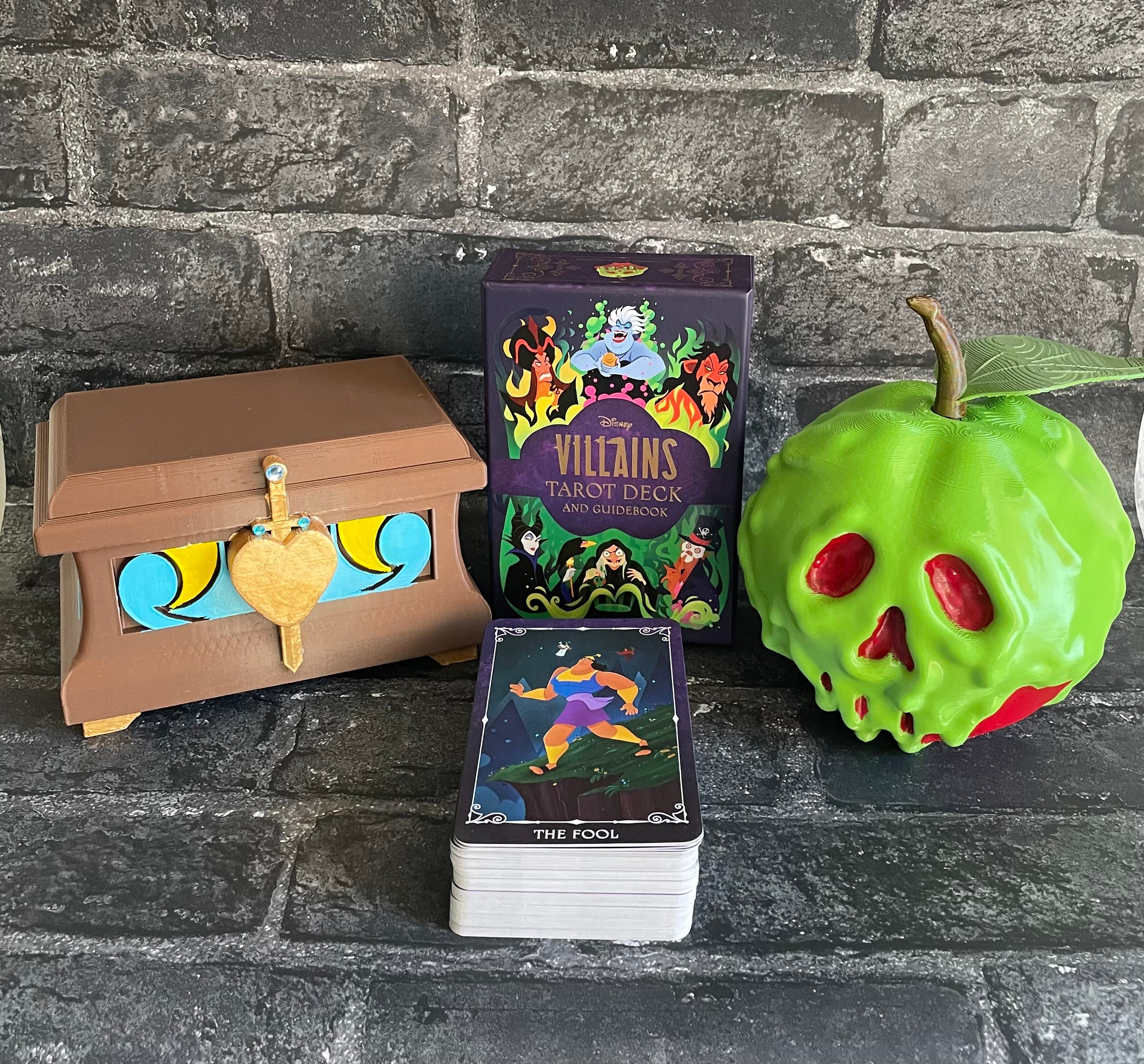 Disney Villains Tarot Set Poison Apple Evil Queen Heart Box Etsy UK