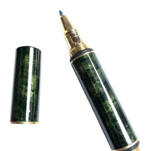 Mini vintage Filcao balpen in lak, twee kleurvarianten, balpen gemaakt in Italië, retro balpen, pocket balpen