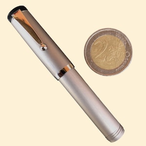 Filcao Penna A Sfera Mini In Alluminio, due colori, mini  vintage ballpoint pen, penna a sfera italiana, mini sfera retrò, biro italiana