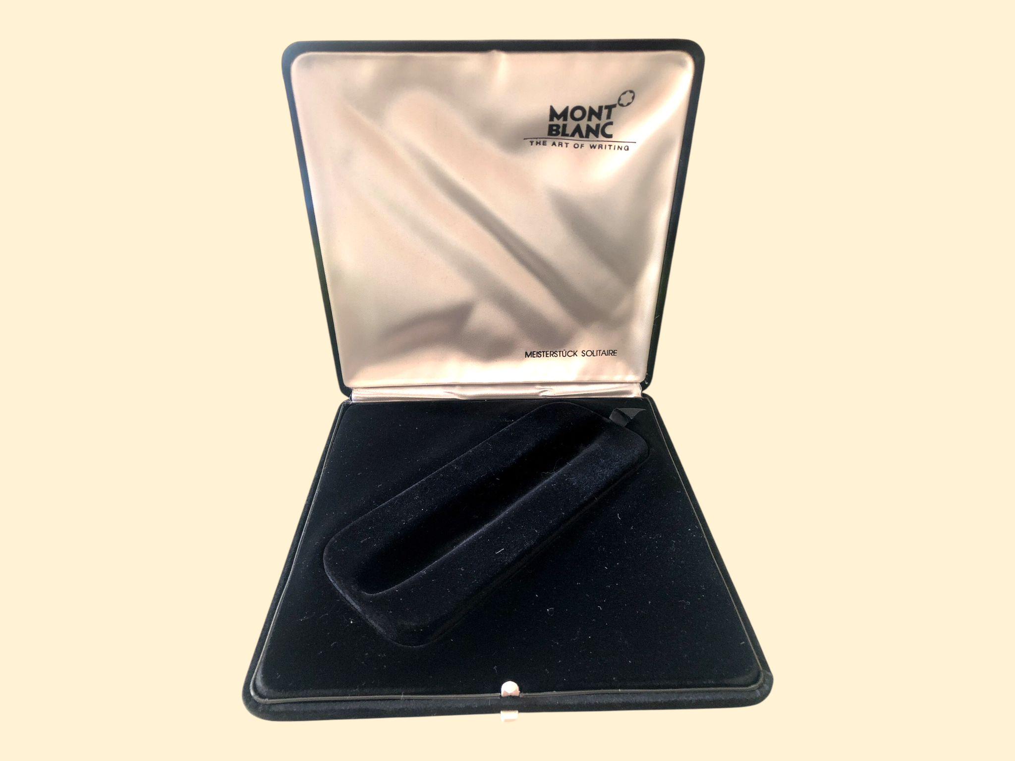 ORIGINAL MONTBLANC Meisterstuck Solitaire Pen Case - Empty Pen Box