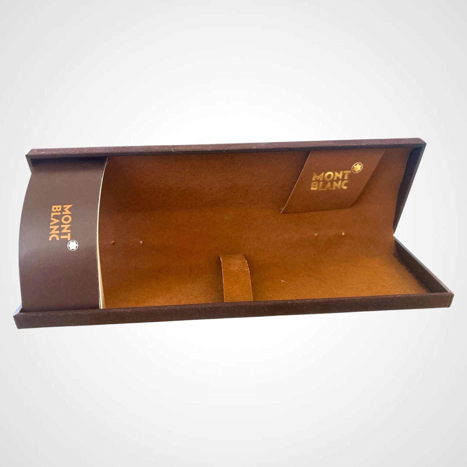 Montblanc Vintage 1980s Brown Velvet Pen Case – Original Pen Box