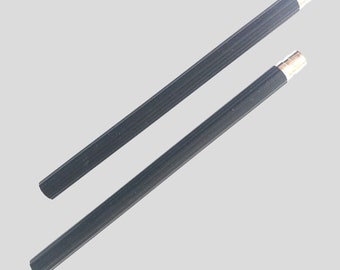 Graf Von Faber Castell Lot of 2 Refills for Perfect Pencil in Black Cedar Wood, wooden pencil,