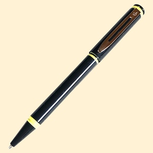 Penna a Sfera Waterman Forum Agorà nero/giallo, vintage Waterman ballpoint pen