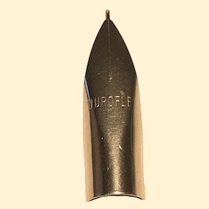 Penna Stilografica Ricambio Pennino DUROFLEX Acciaio, Ricambio per penna stilografica vintage, vintage steel nib, accessorio scrittura retrò