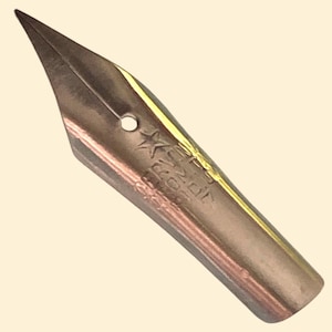 Penna Stilografica CERVINIA Pennino Ricambio Acciaio Misura 7, pennino originale d'epoca Anni 30, Accessori per penne stilografiche vintage