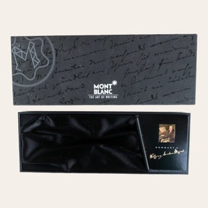 MONTBLANC ORIGINALE W.A. MOZART - Box Vuoto Per Penna - Empty Pen Box, astuccio penna, cofanetto Montblanc, vintage pen holder