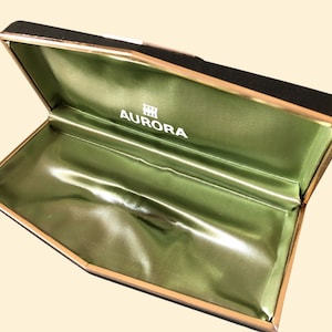Cofanetto box Aurora Originale Anni 60, cofanetto per penna vintage, vintage pen case, custodia per penna retrò made in Italy, penna d'epoca