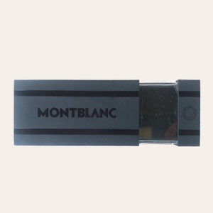 MONTBLANC ORIGINAL - Caja de pluma vacía - Caja de pluma vacía, caja Montblanc, soporte de pluma vintage, caja de pluma Montblanc original