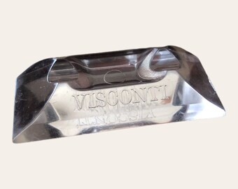 Visconti Vintage Plexiglas pen holder display, collection pen holder, elegant pen accessory, Refined pen display stand made in Italy