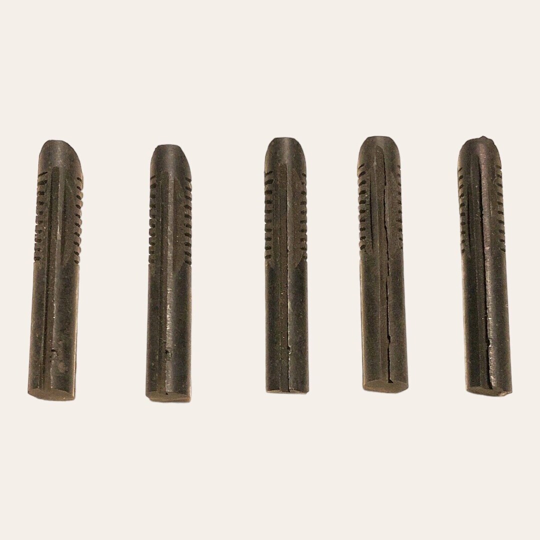 Fountain Pen Feeder in Ebonite Lot of 5 Pieces Diameter 5.2 Mm Vintage