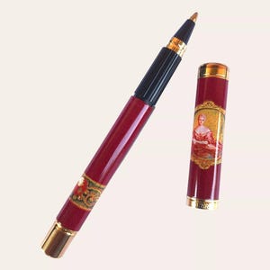 Penna A Sfera WATERMAN Lady Lacca Rosso, penna sfera retrò, penna sfera vintage, penna sfera  elegante