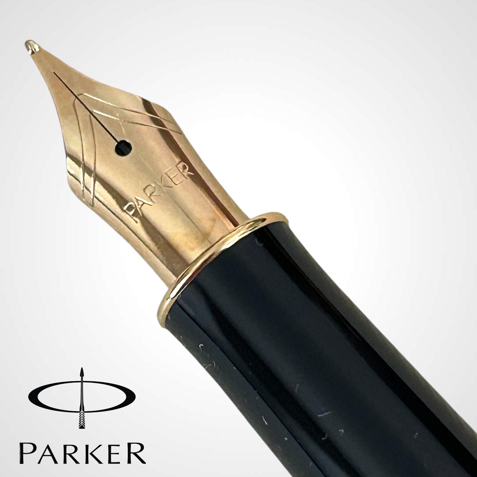Parker Sonnet Autumn Red Fountain Pen Gold Plated 14K Dimonite G
